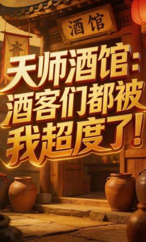 短剧《天师酒馆：酒客们都被我超度了》海报