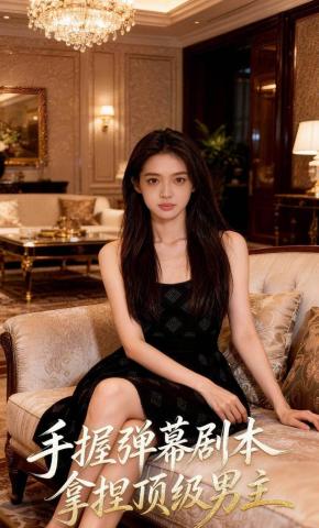 短剧《手握弹幕剧本，拿捏顶级男主》海报