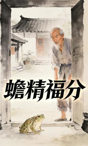 短剧《蟾精福分》海报