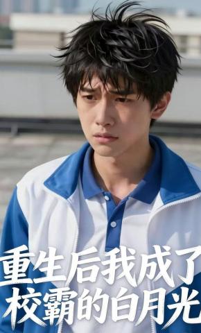 短剧《重生后我成了校霸的白月光》海报