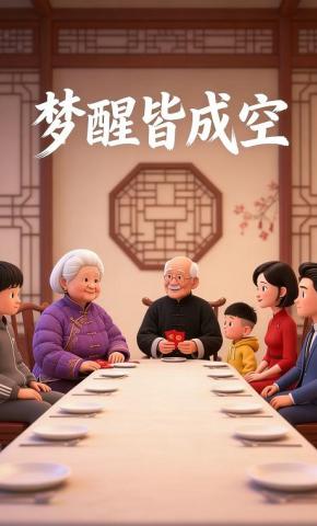 短剧《梦醒皆成空》海报