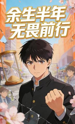 短剧《余生半年无畏前行》海报