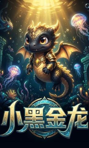 短剧《小黑金龙》海报