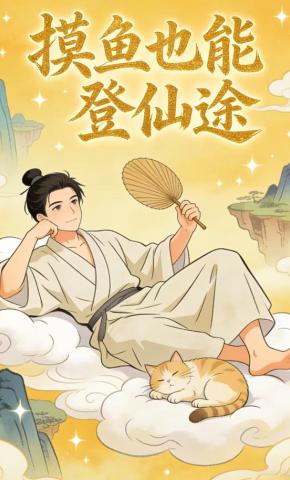 短剧《摸鱼也能登仙途》海报