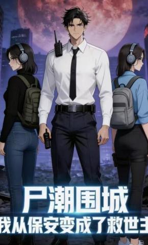 短剧《尸潮围城：我从保安变成了救世主》海报