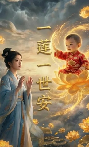 短剧《一莲一世安》海报