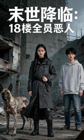 短剧《末世降临：18楼全员恶人》海报