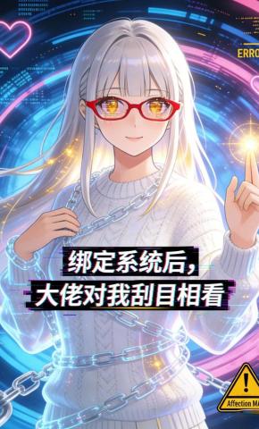 短剧《绑定系统后，大佬对我刮目相看》海报