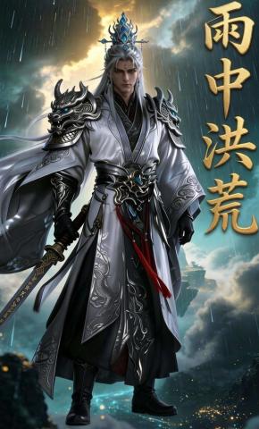 短剧《雨中洪荒》海报