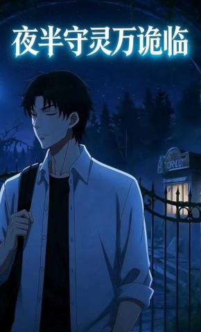 短剧《夜半守灵万诡临》海报