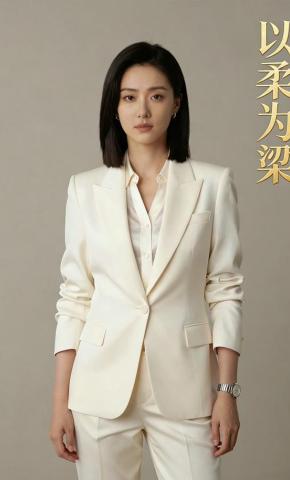 短剧《以柔为梁》海报