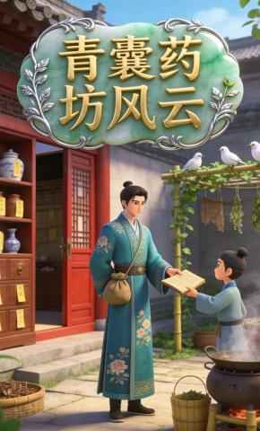 短剧《青囊药坊风云》海报