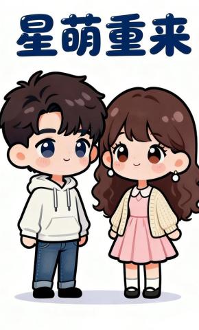 短剧《星萌重来》海报