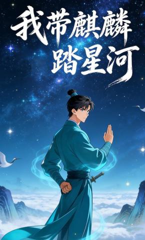 短剧《我带麒麟踏星河》海报