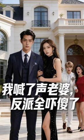 短剧《我喊了声老婆，反派全吓傻了》海报