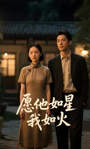 短剧《愿他如星我如火》海报