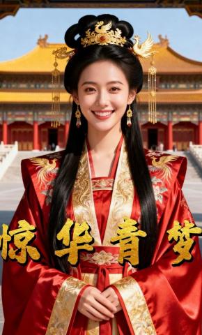 短剧《惊华青梦》海报