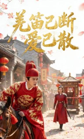 短剧《羌笛已断爱已散》海报