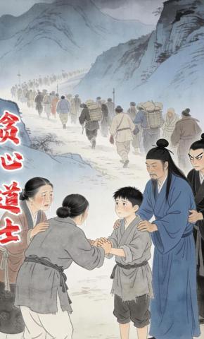 短剧《贪心道士》海报