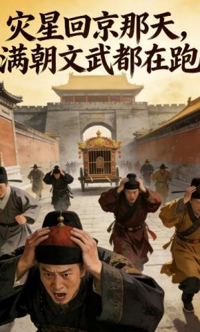 短剧《灾星回京那天，满朝文武都在跑》海报