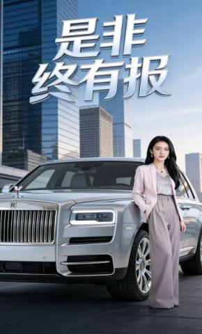 短剧《是非终有报》海报