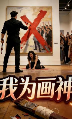 短剧《我为画神》海报