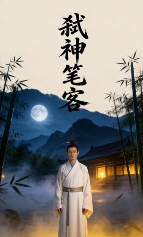 短剧《弑神笔客》海报