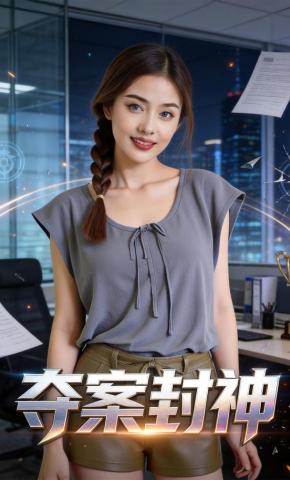 短剧《夺案封神》海报