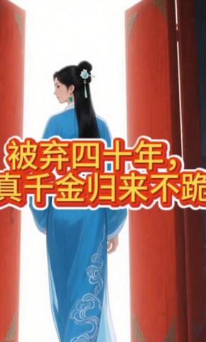 短剧《被弃四十年，真千金归来不跪》海报