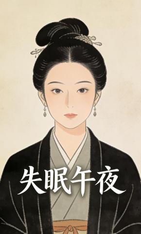 短剧《失眠午夜》海报