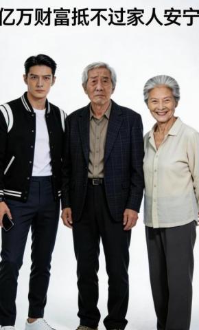 短剧《亿万财富抵不过家人安宁》海报