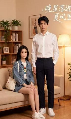 短剧《晚星落进夏风里》海报