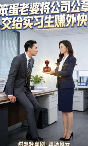 短剧《笨蛋老婆将公司公章交给实习生赚外快》海报