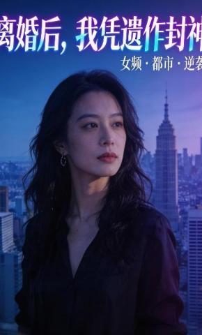 短剧《离婚后，我凭遗作封神》海报