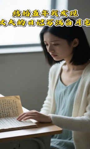 短剧《结婚五年，我发现丈夫的日记写满白月光》海报