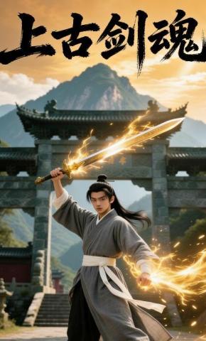 短剧《上古剑魂》海报