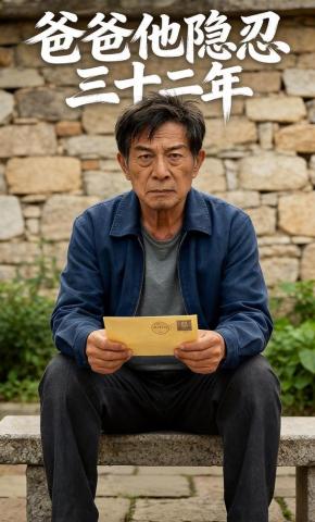 短剧《爸爸他隐忍三十二年》海报