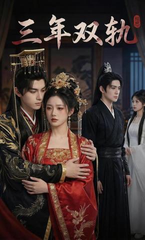 短剧《三年双轨》海报