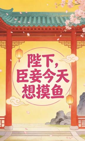 短剧《陛下，臣妾今天想摸鱼》海报