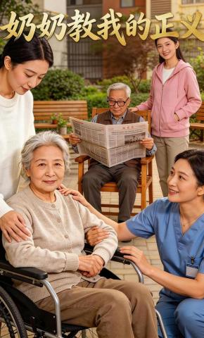 短剧《奶奶教我的正义》海报