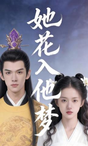 短剧《她花入他梦》海报