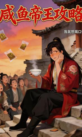 短剧《咸鱼帝王攻略》海报