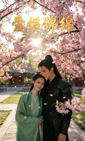 短剧《爱恨绵绵，今朝与君绝》海报