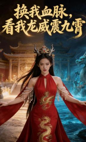 短剧《换我血脉，看我龙威震九霄》海报