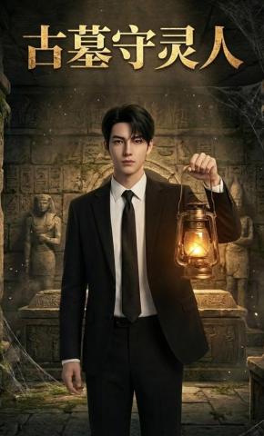 短剧《古墓守灵人》海报