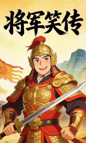 短剧《将军笑传》海报