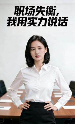 短剧《职场失衡，我用实力说话》海报