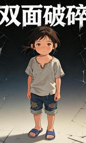 短剧《双面破碎》海报