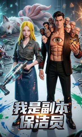 短剧《我是副本保洁员》海报