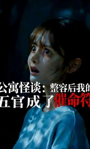 短剧《公寓怪谈：整容后我的五官成了催命符》海报